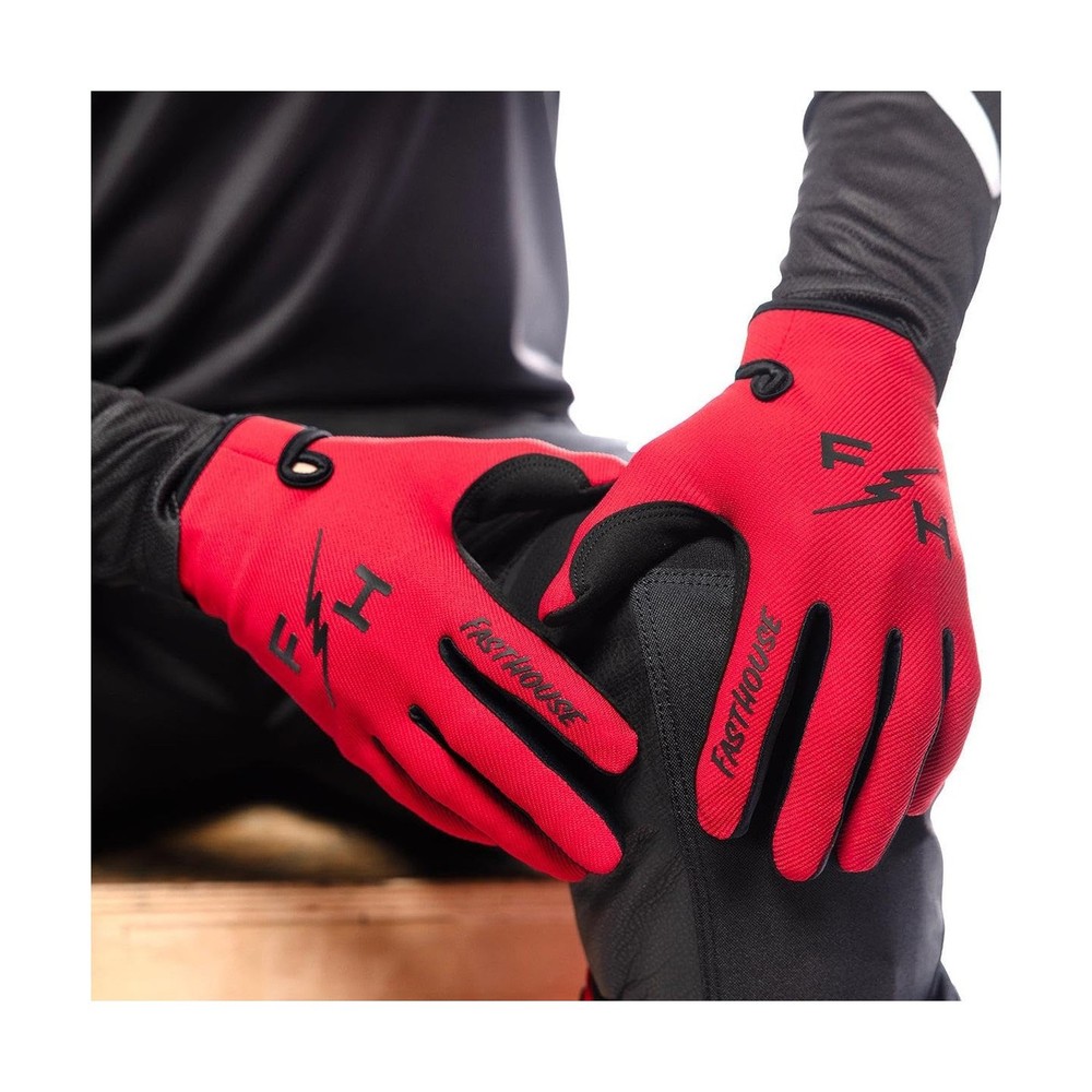FASTHOUSE Carbon Eternal Glove Red Medium