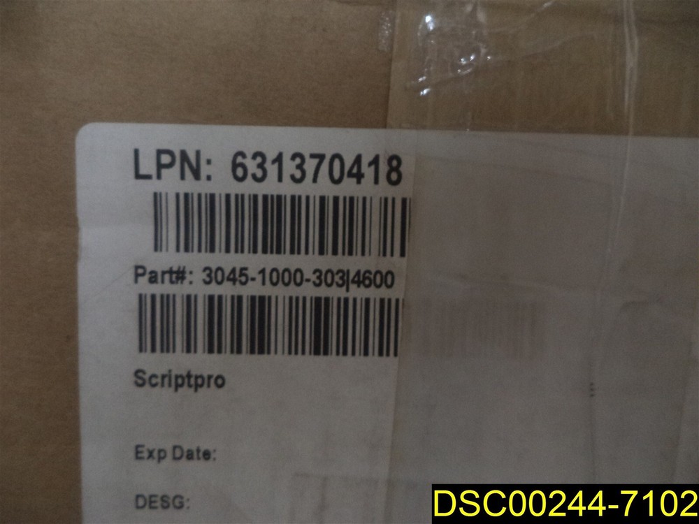 For Parts or Repair: ScriptPro Printer VS25 3045-1000-303