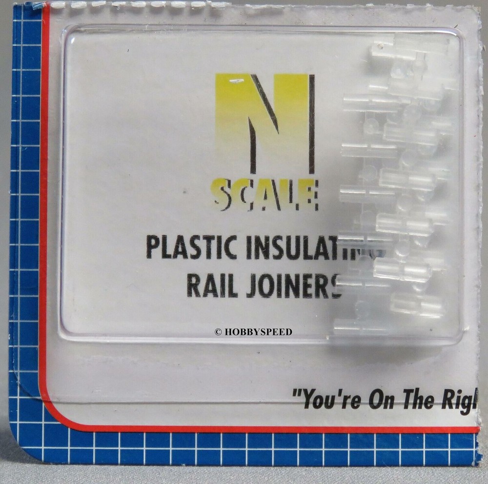 ATLAS #2538 N SCALE CODE 80 PLASTIC INSULATING TRACK RAIL JOINERS NEW IN PACKAGE