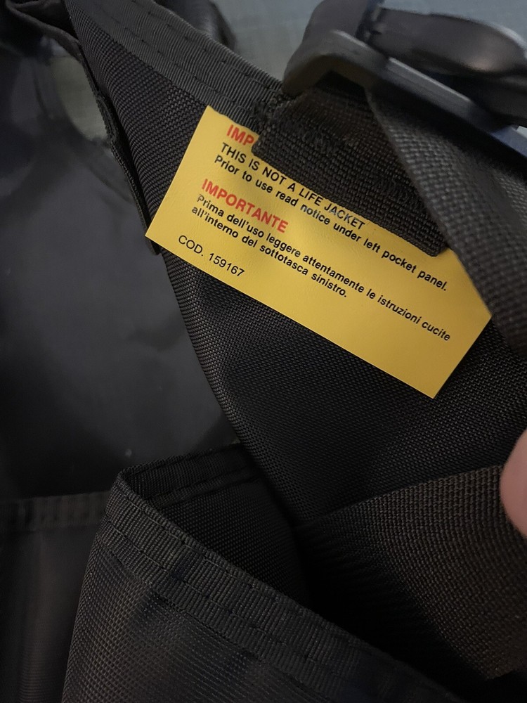 Mares Scuba Vest- Vector Origin - Black- size Large