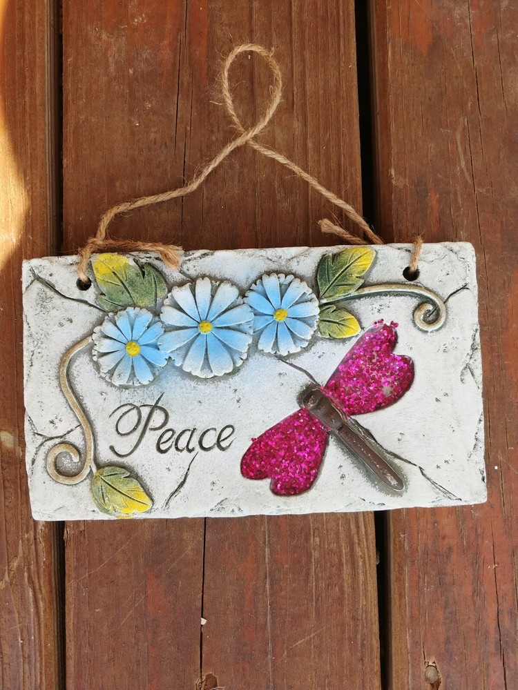 Garden Path Stepping Stone Wall Plaque NEW PEACE