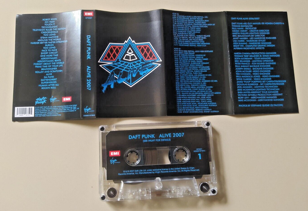 Daft Punk Cassette tape