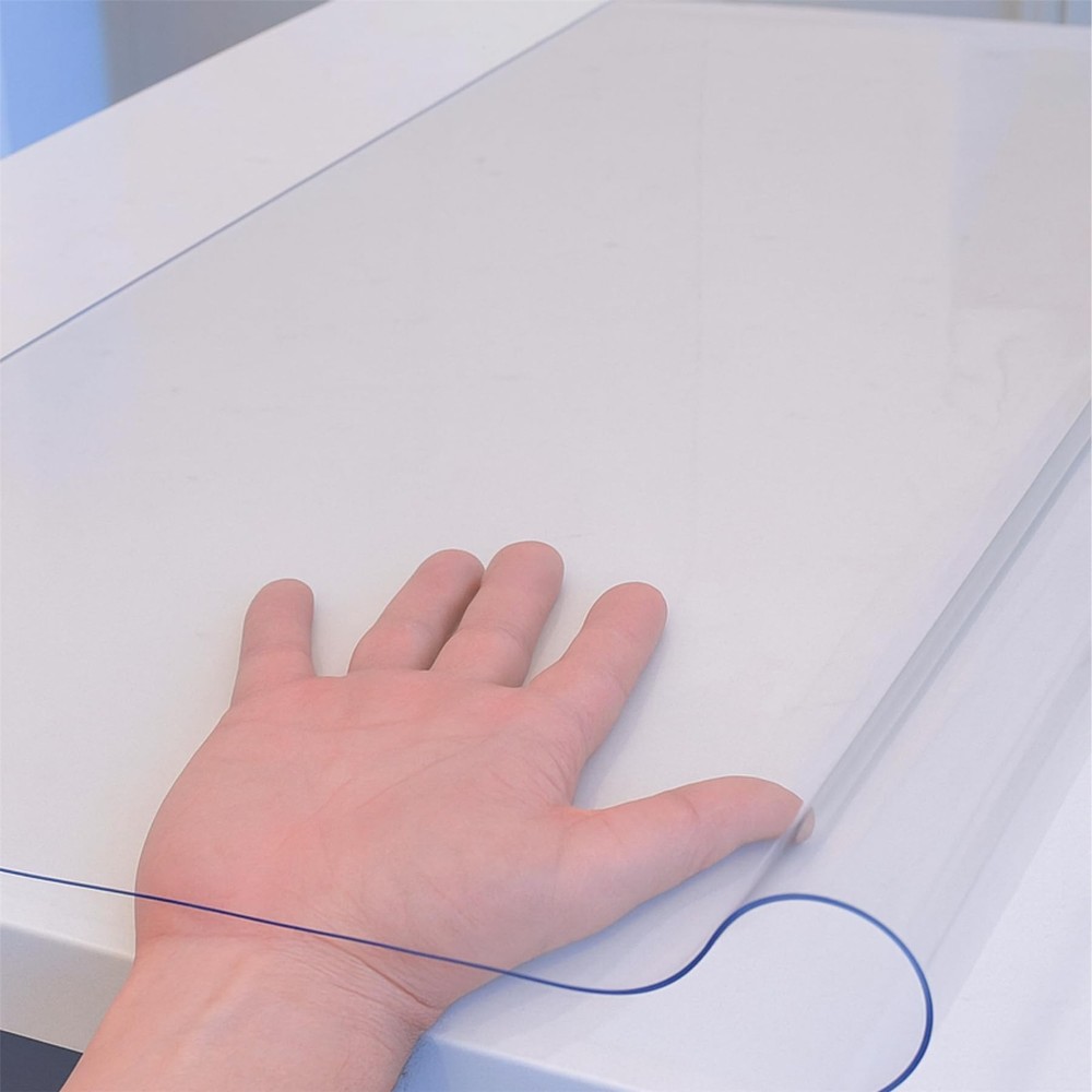 Byson Clear Dining Table Protector – PVC Table Cover Protector for Dining