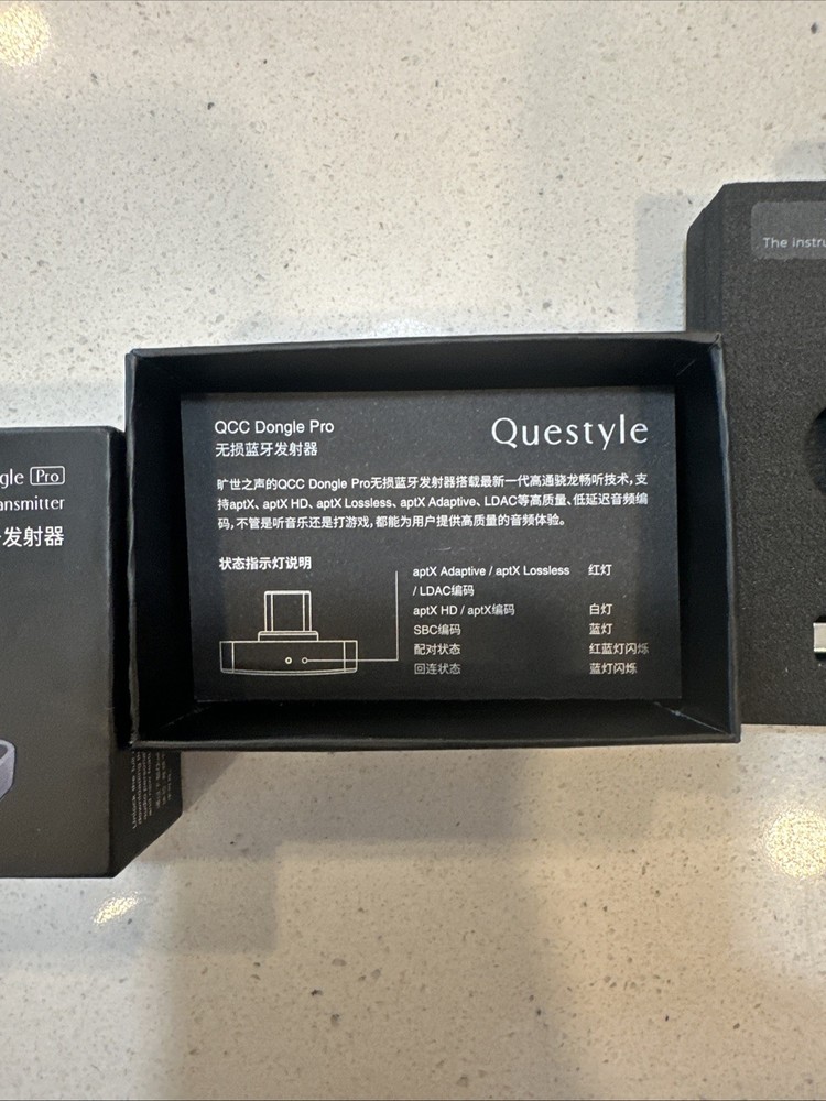 Questyle QCC Dongle Pro USB-C Bluetooth Audio Adapter aptX LDAC Tested