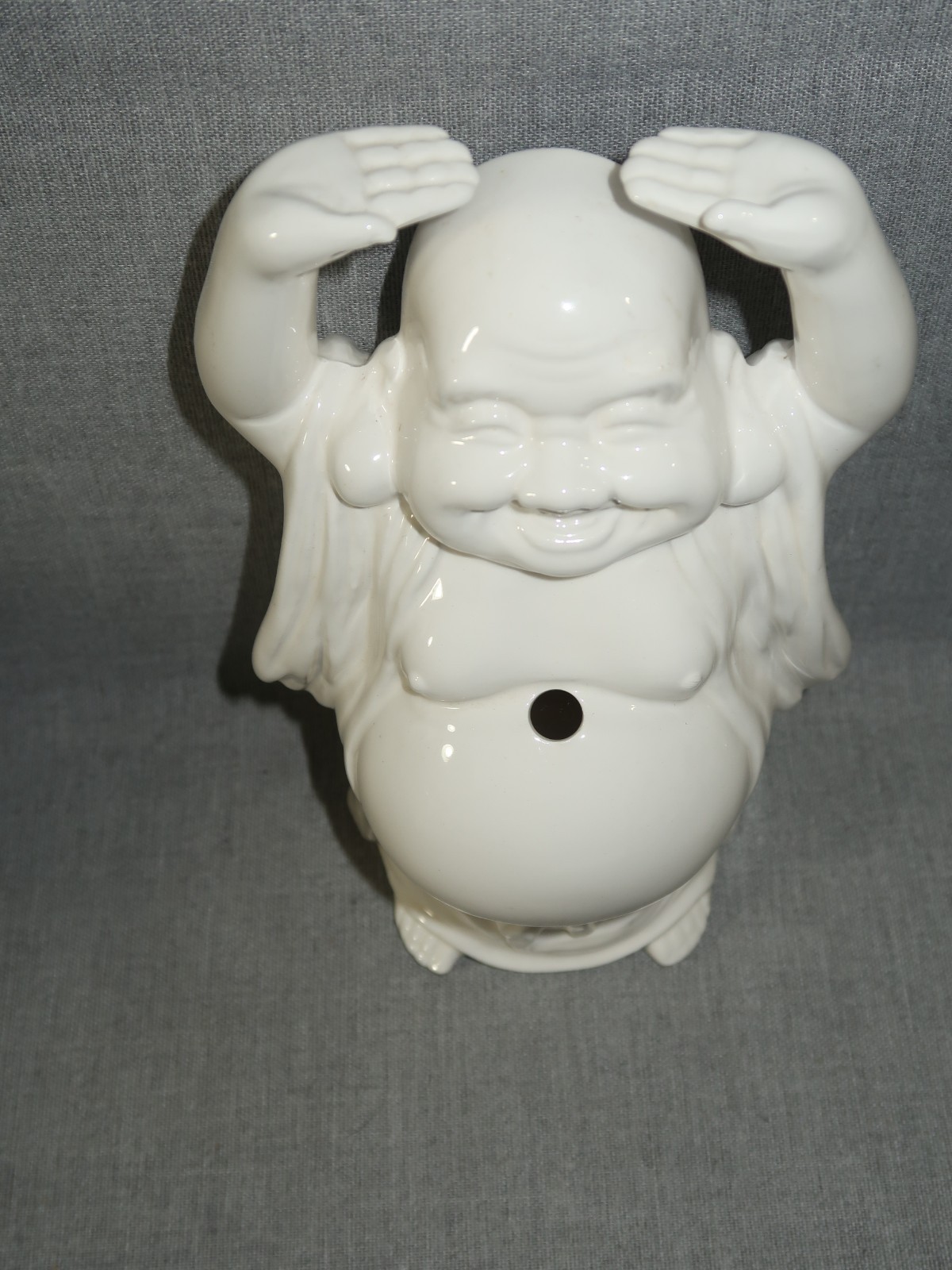 VTG 70’s Ceramic Tiki Yamato Drink Cocktail Mug Happy Fat Buddha MCM Japan 8.5"