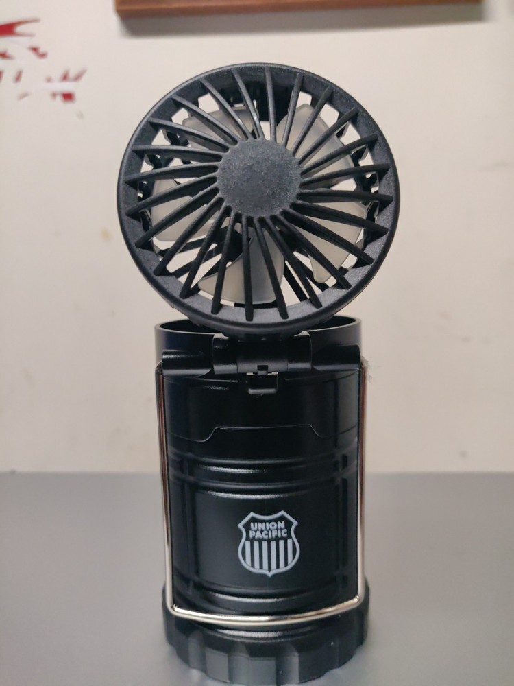 Union Pacific Rechargeable Dual Lantern Fan