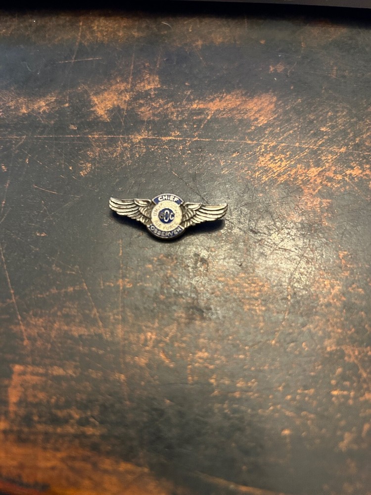 WWII US AIR Force GOC Chief Observer Pin