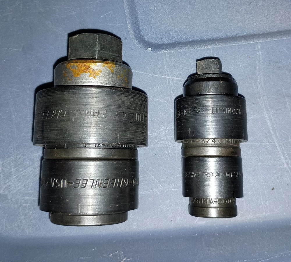 Greenlee 735BB Knockout Punch Set With Leather Case