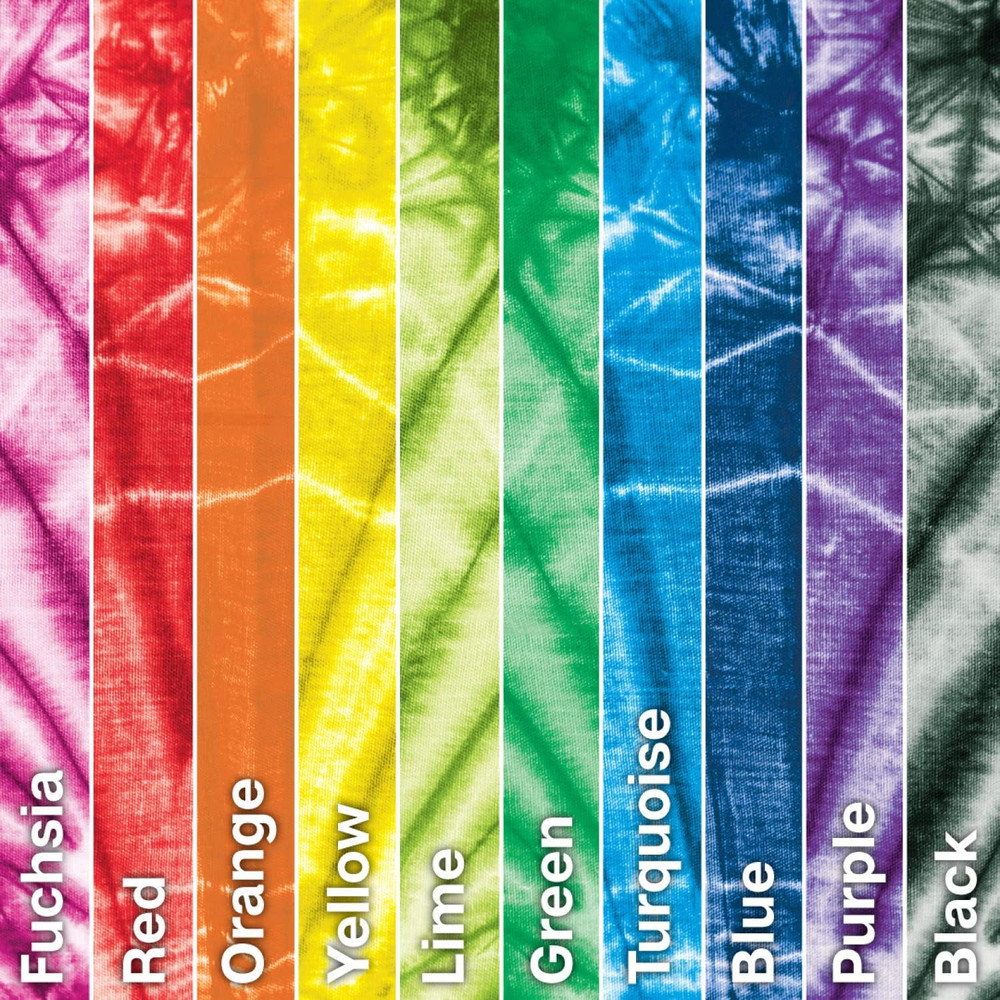 One-Step Tie-Dye Kit Refills, Rainbow Tie Dye, Multicolor, 30 Pack