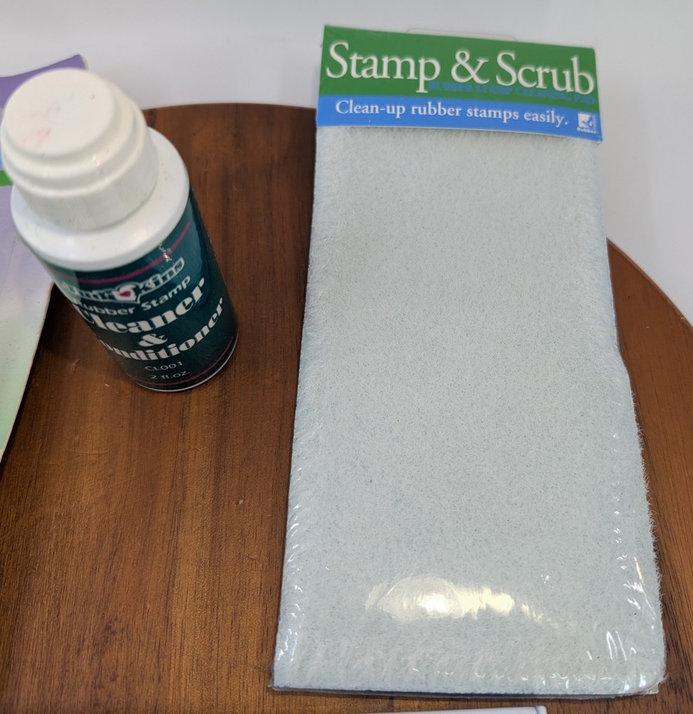Rubber Stamp Cleaning Pads and Solution Lot