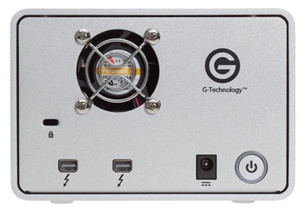 G-Technology G-DOCK EV Thunderbolt Raid Array w/2 - 1 TB USB-3 Drives & Manuals
