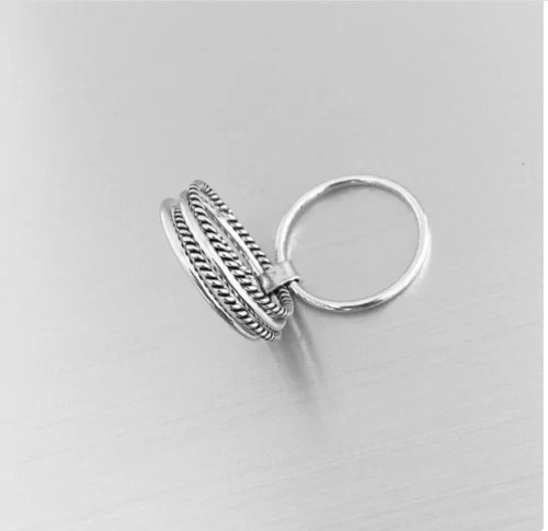 925 Sterling Silver Band Statement Ring& Stackable Ring Handmade Ring All Size