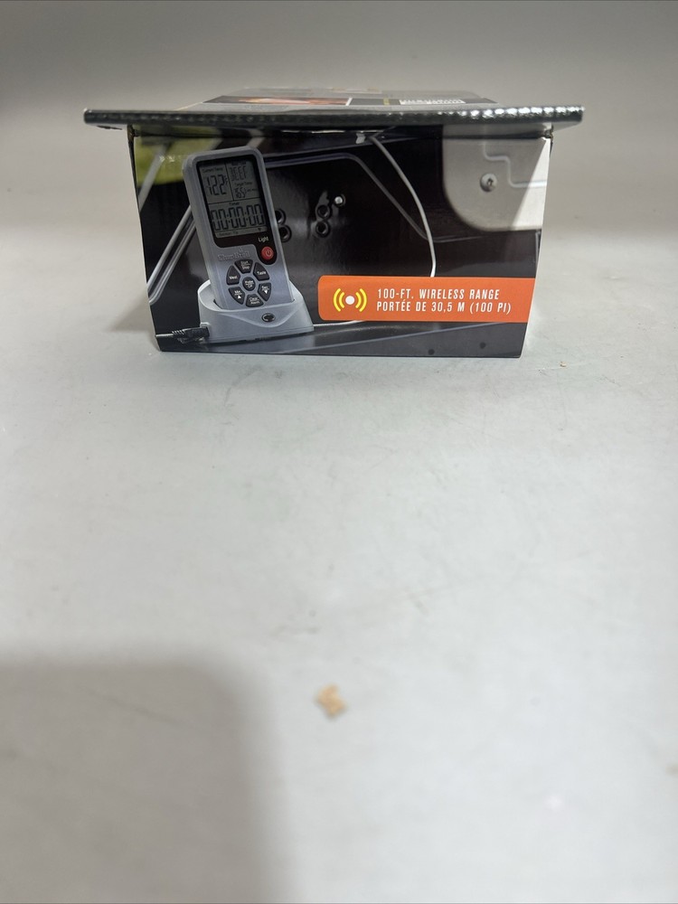 CharBroil Wireless Multi Sensor Thermometer 100ft Range w/ Dock 15 Taste Setting