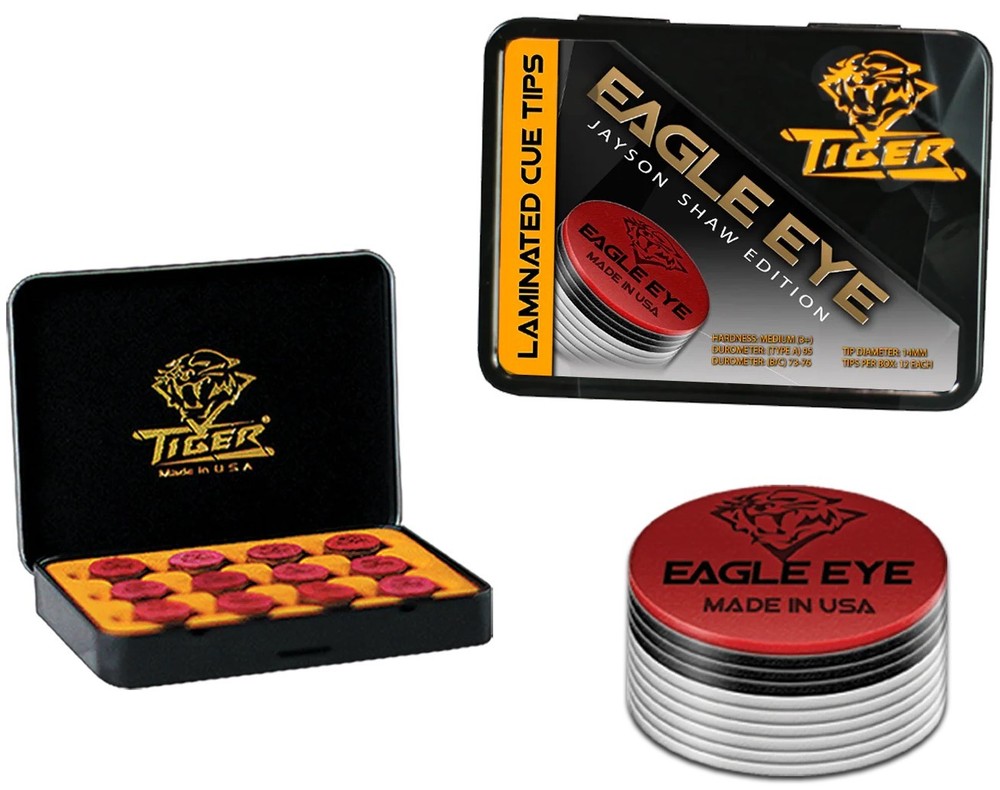 Eagle Eye Laminated Cue Tip Medium - Jayson Shaw Edition Medium