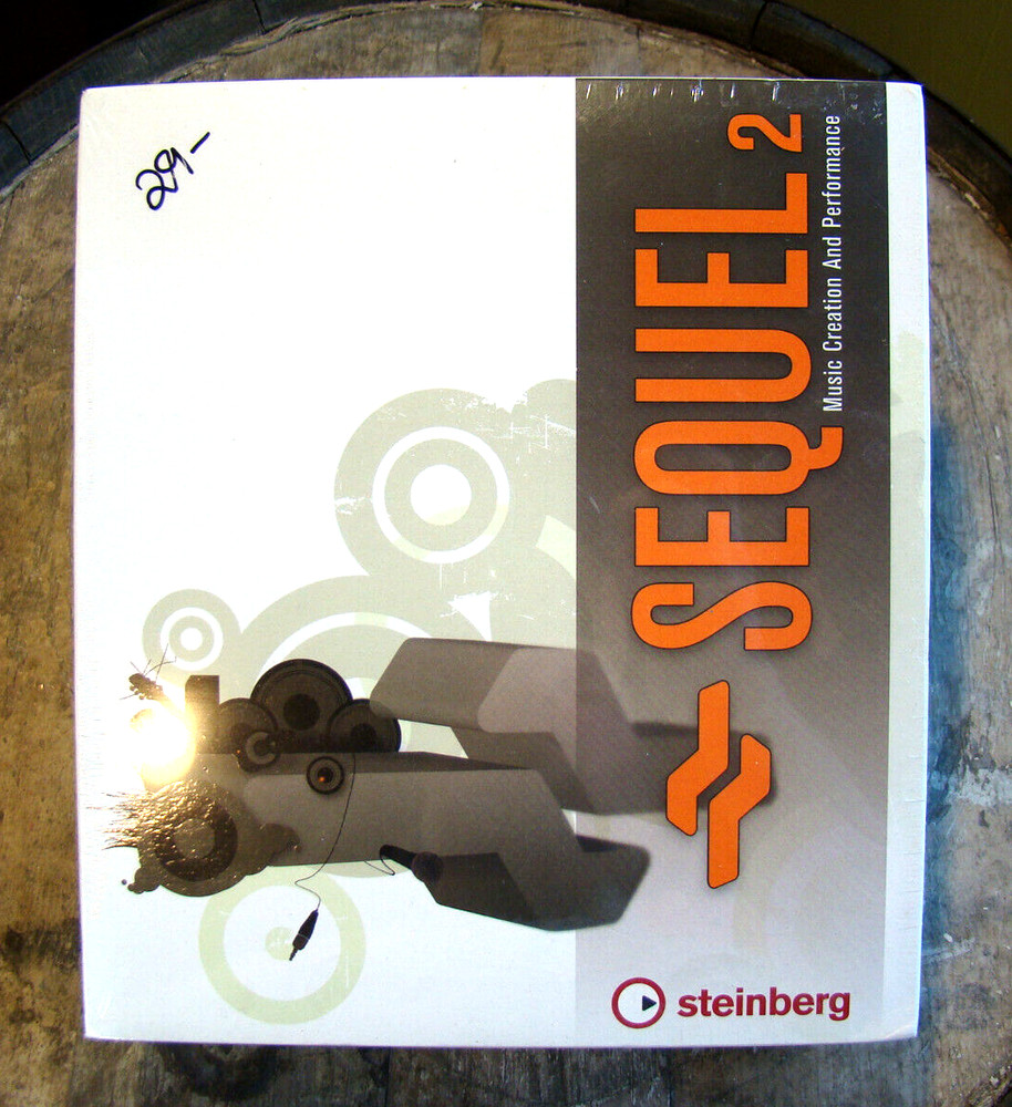 Sequel2: Music Creation And Performance ~2008 Software~ Record Mix Edit Sealed!