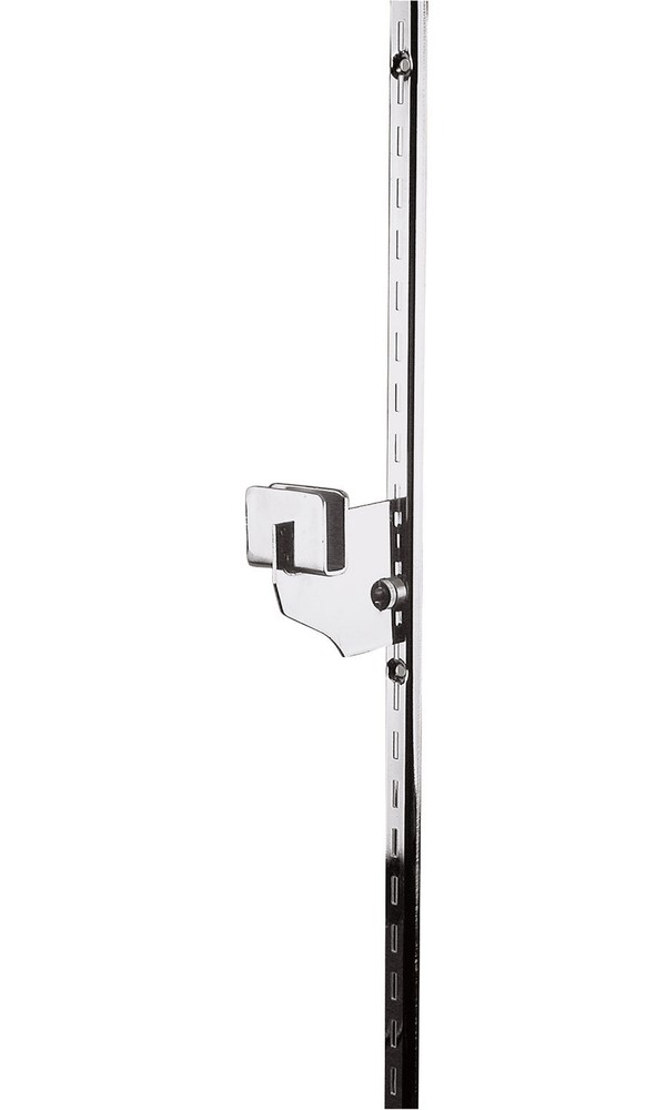 SSWBasics 3 inch Chrome Dimensional Hangrail Bracket for Slotted Standard - ½