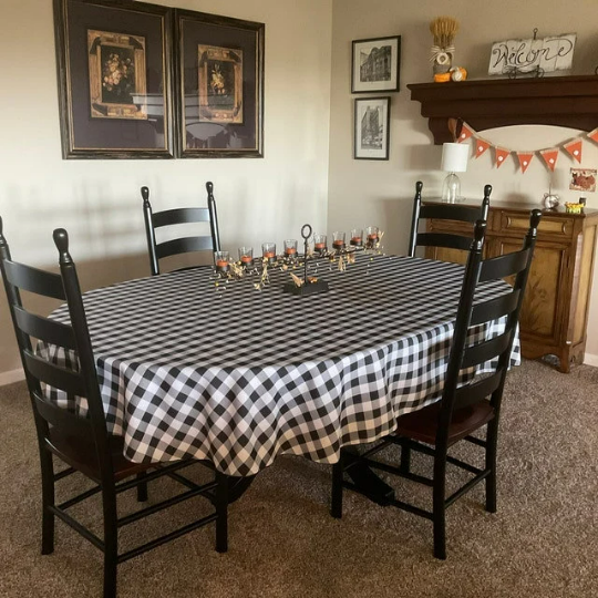 Checkered Tablecloth, Gingham Tablecloth, All Sizes