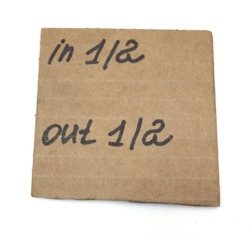 Honeywell VR8204M1075 HVAC Natural Gas Furnace Gas Valve in/out 1/2" used #G101