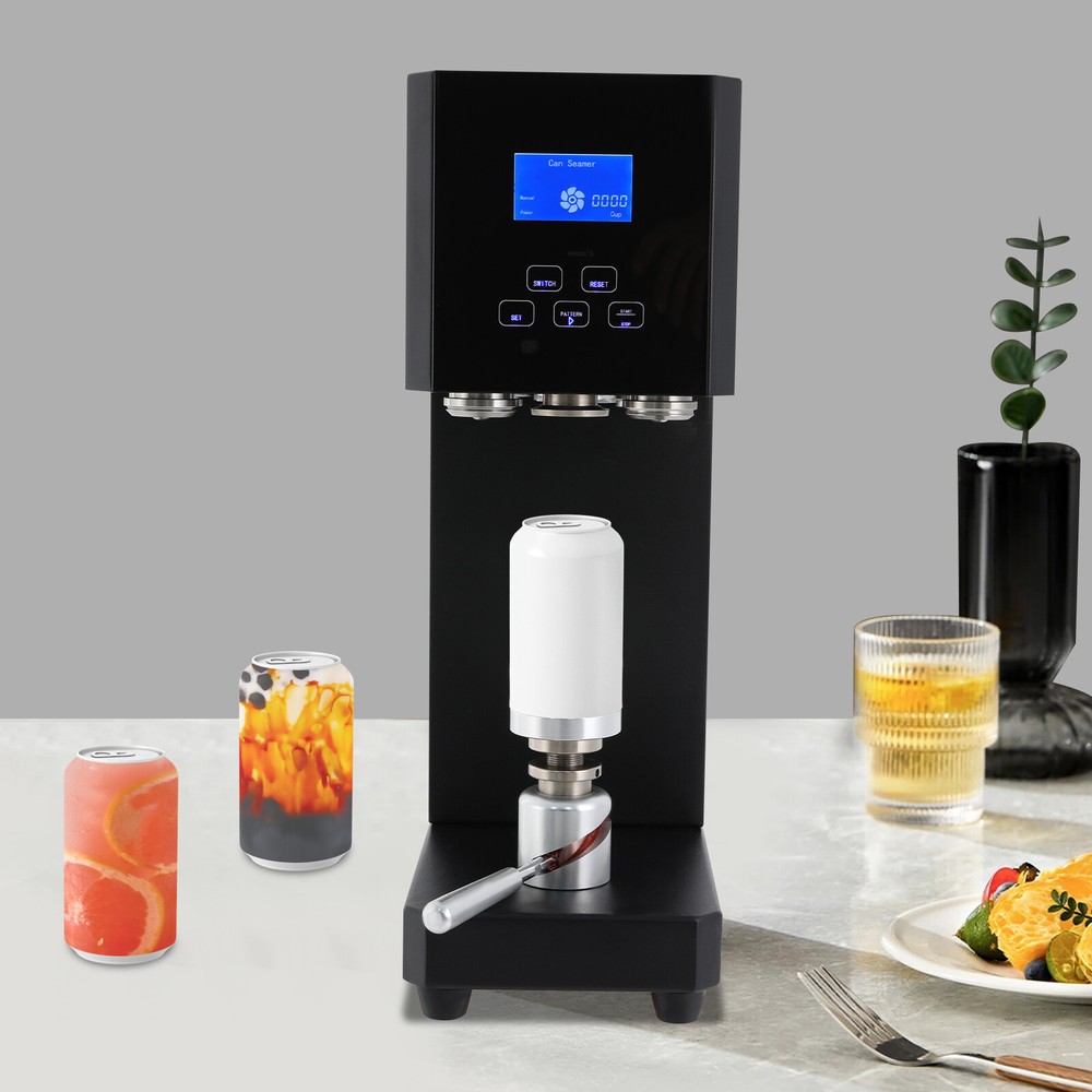 Semi Automatic Can Sealing Machine Pop Cola Can Sealer Container Plastic Bottles