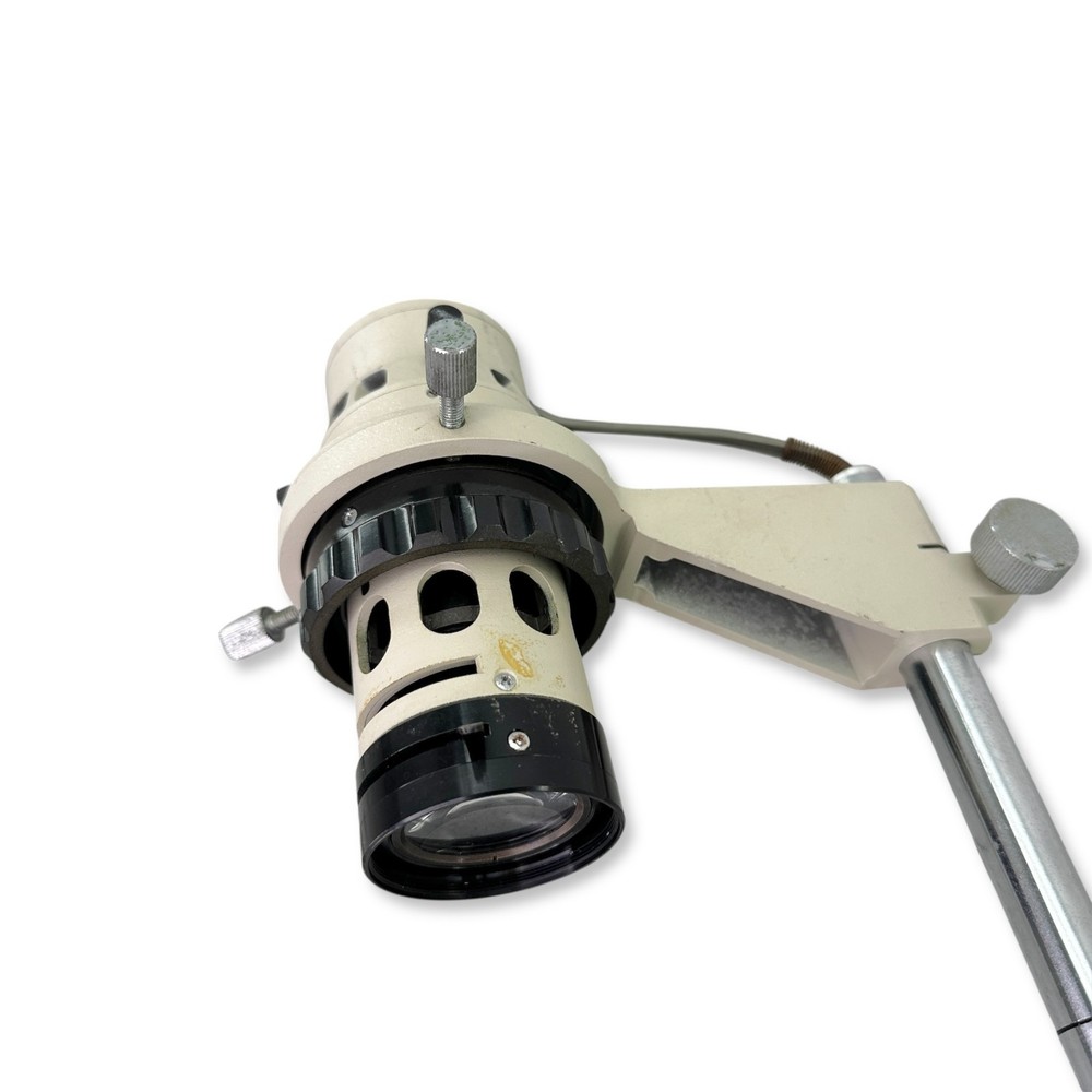 Vintage Leitz Zeiss Style Microscope Illuminator Light Head w/ Adjustable Mount