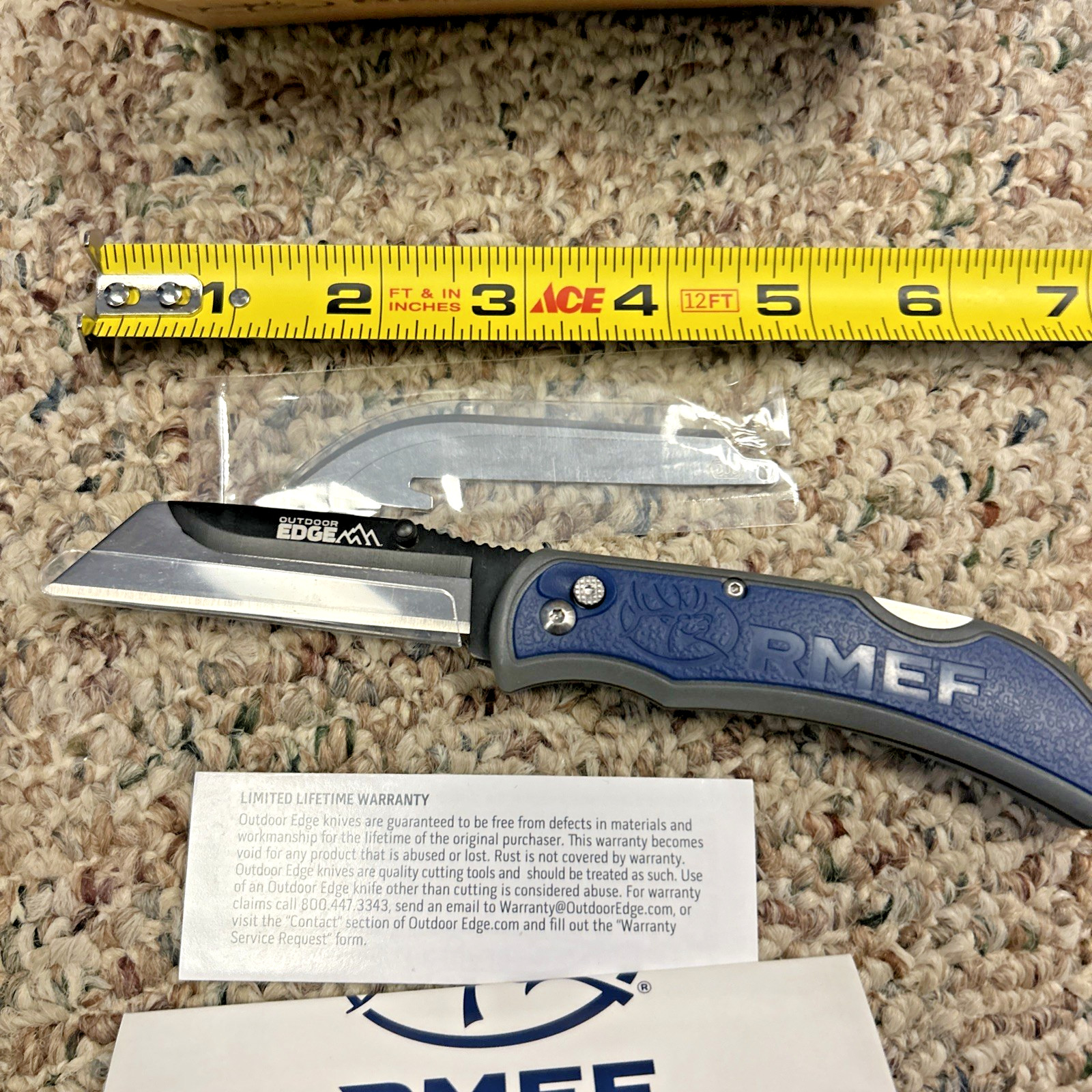 RMEF Outdoor Edge Knife Set 2 Blades Brand New In The Box