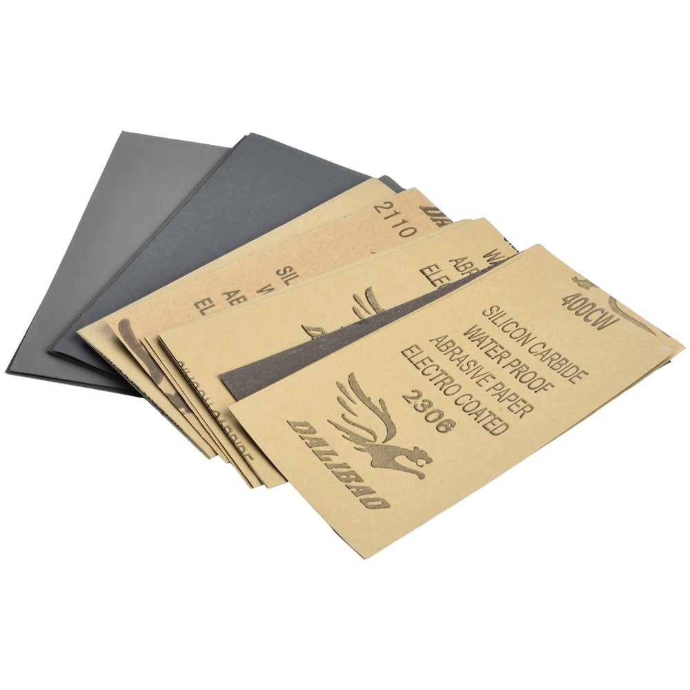 Versatile Silicon Carbide Sandpaper Bundle for DIY and Industrial Projects
