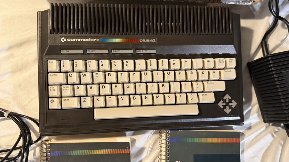 WORKING Commodore Plus/4 In Box With PSU Manuals Retro Vintage Computer Tested