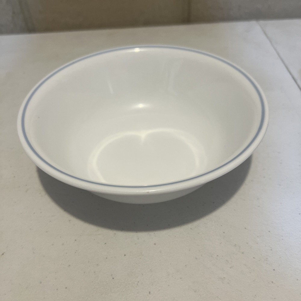Corelle Blue Trim Cereal Bowl
