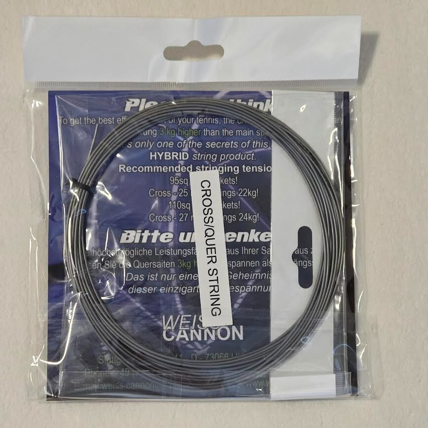 Weiss Cannon DUAL REALITY Tennis String Hybrid Set