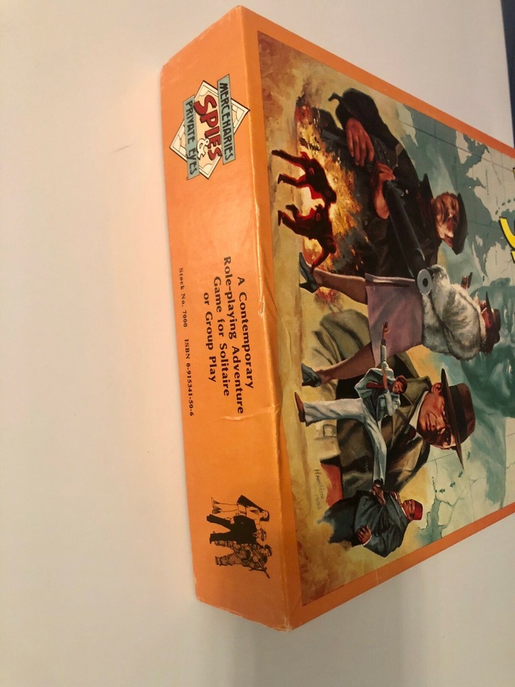 Mercenaries Spies & Private Eyes RPG Box Set Game