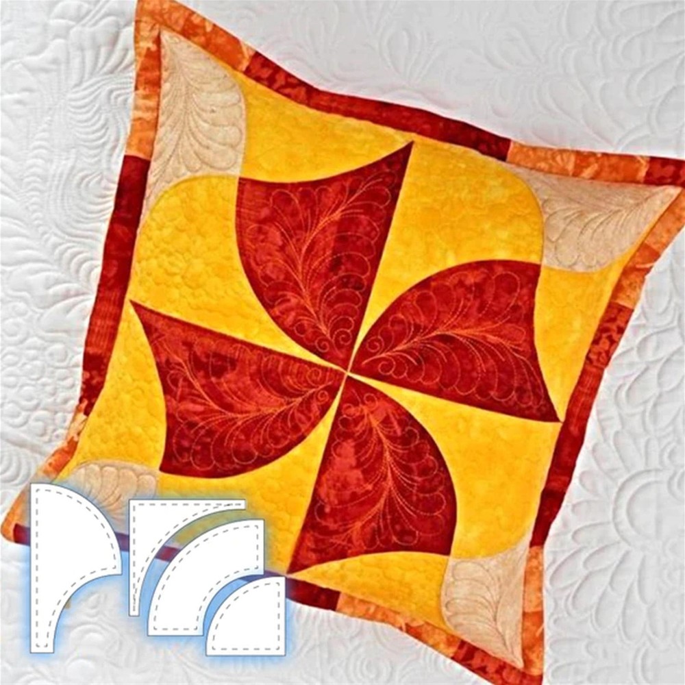 7Pcs Table Flag Quilting Patchwork Template Ruler Kit Acrylic Quilting Templates