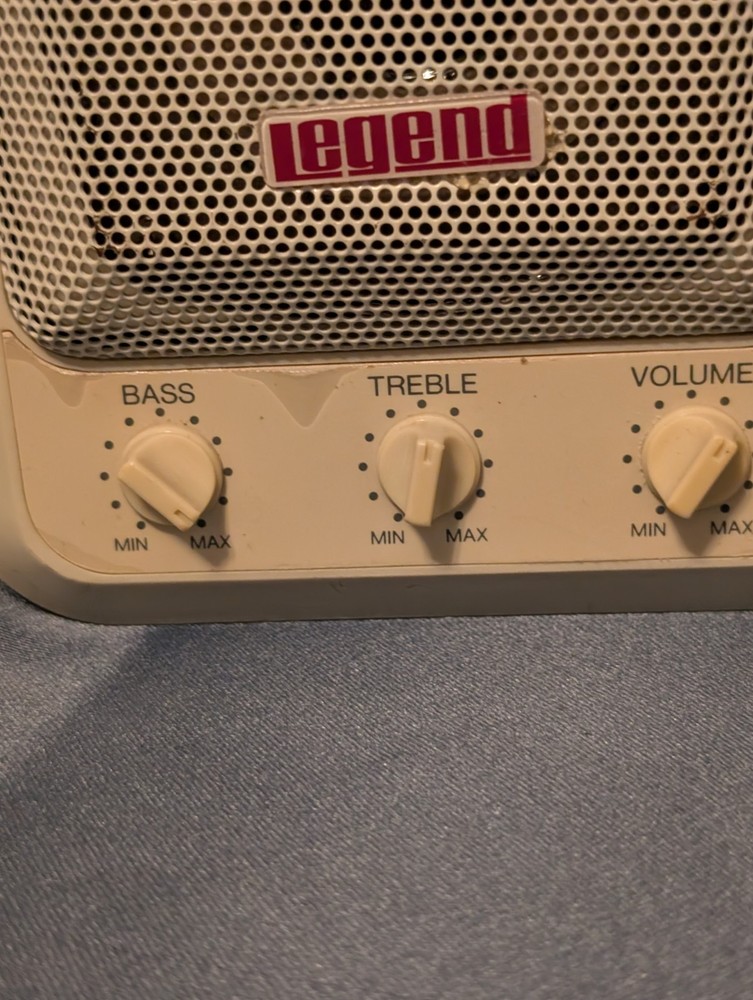 Vintage 90s Legend" brand portable computer speaker UNTESTED