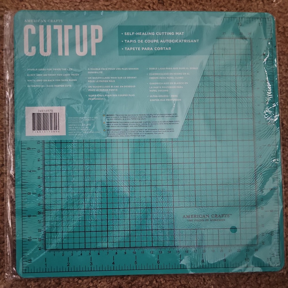 American Crafts Cut Up Self-Healing Cutting Mat