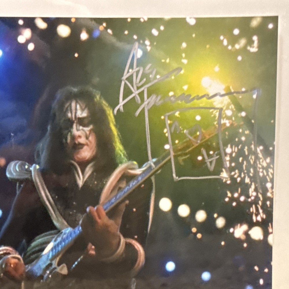 KISS Psycho Circus Tour Ace Photo originally autographed by Ace Frehley