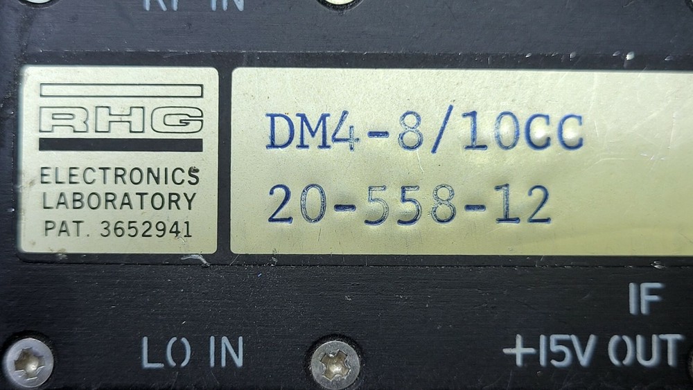 RHG amplifier DM4-8/10CC Electronics Laboratory