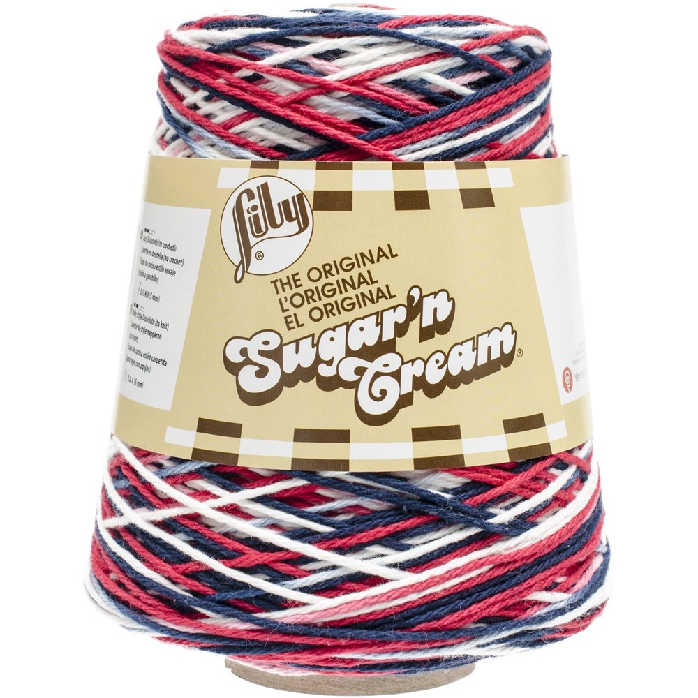 Sugar'n Cream Yarn - Cones Nautical