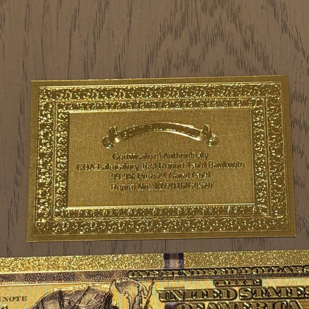 Spider-Man, Daredevil, And Venom 100 Bill Gold plated Banknotes - Authentic Cert