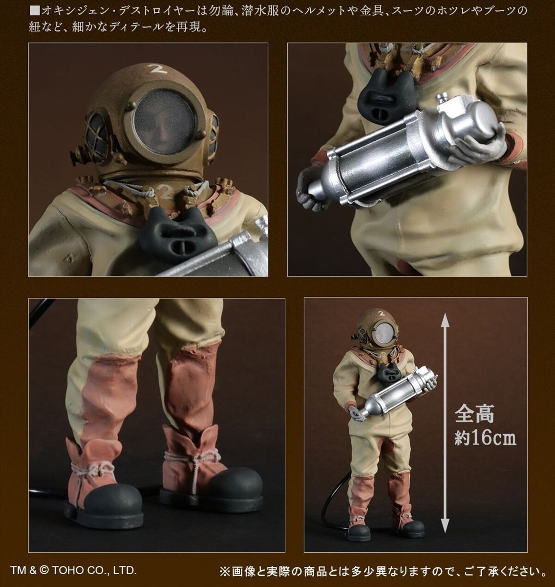 2026 TOHO MANIACS 6" Dr. Serizawa Color Version Figure Godzilla Toy