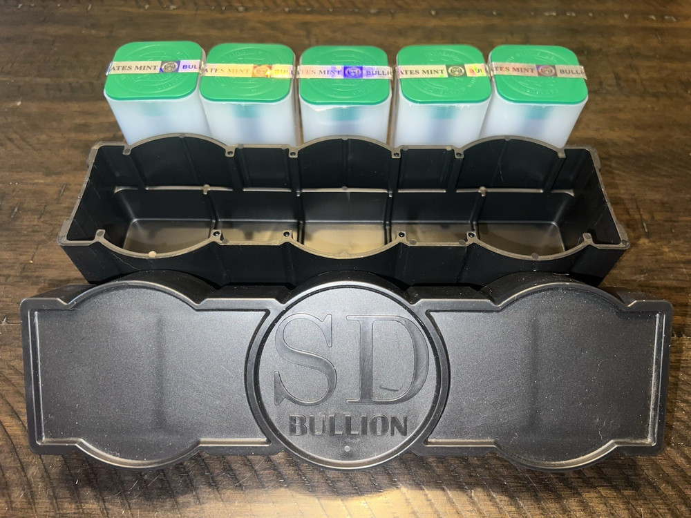 SD Bullion Mini-Monster Box - With (5) Empty US Mint Silver Eagle Tubes