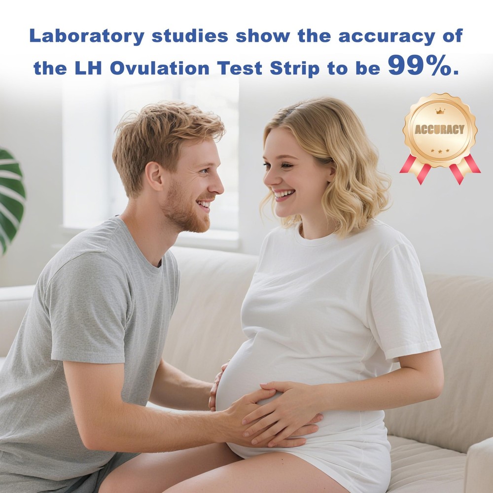 Ovulation Test Strips, Bulk Tests, Fertility Tests 40 Count, Blue
