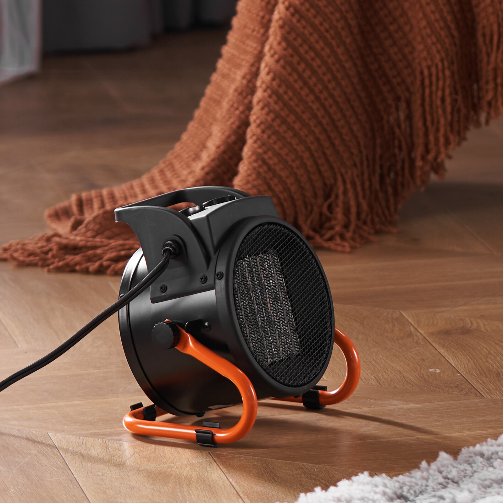 VEVOR Greenhouse Heater 1500W PTC Fast Heating Overheat Protection 3-Speed