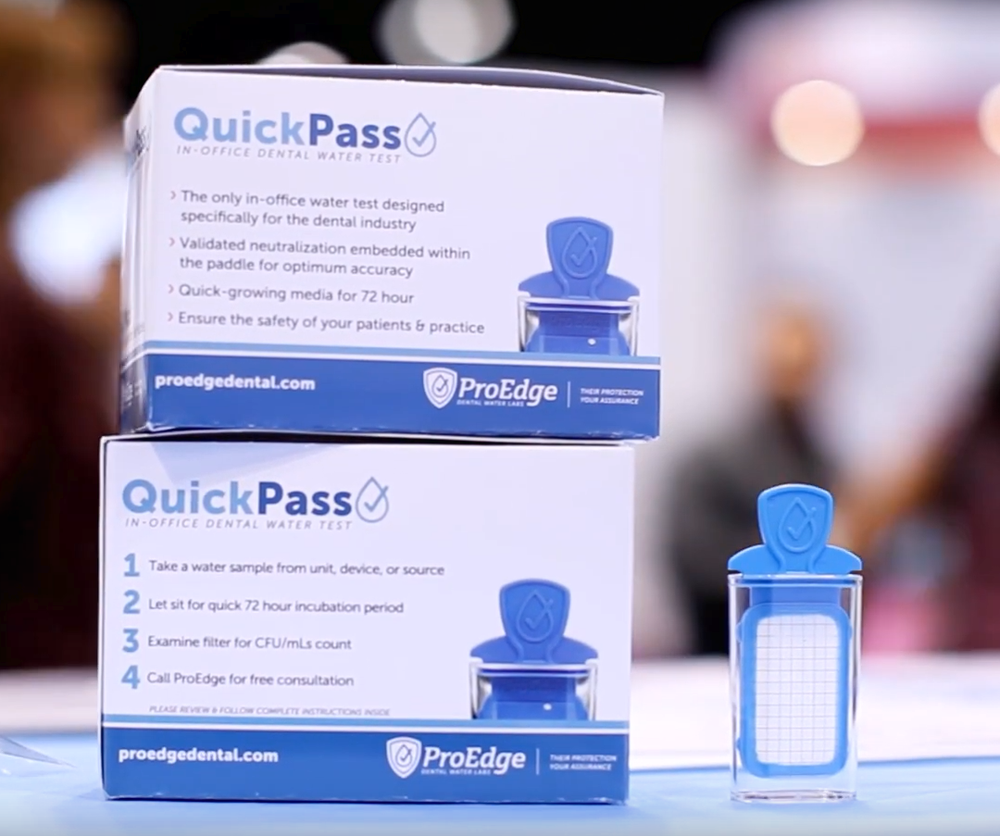 QuickPass In-Office Dental Water Test 4 Pack by ProEdge