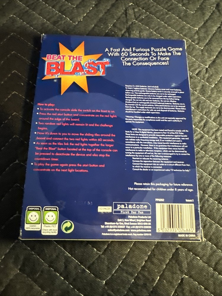 Beat The Blast - Electronic Game - Tested Works