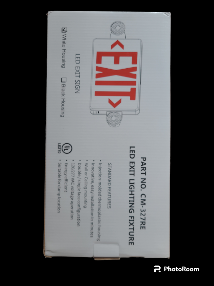 4 Pack LED Exit Lighting Fixture UL Listed