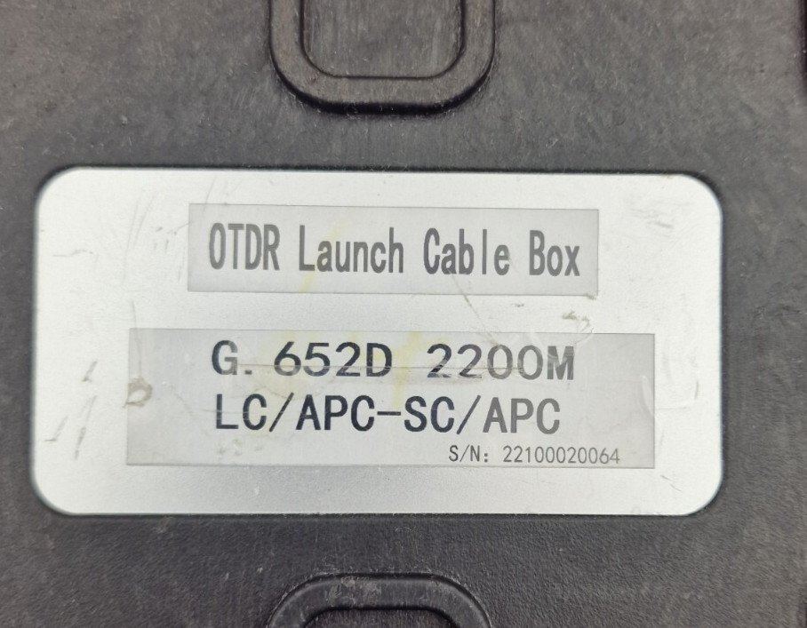 G652D 2200M SC/APC - LC/APC Singlemode OTDR Launch Cable Box
