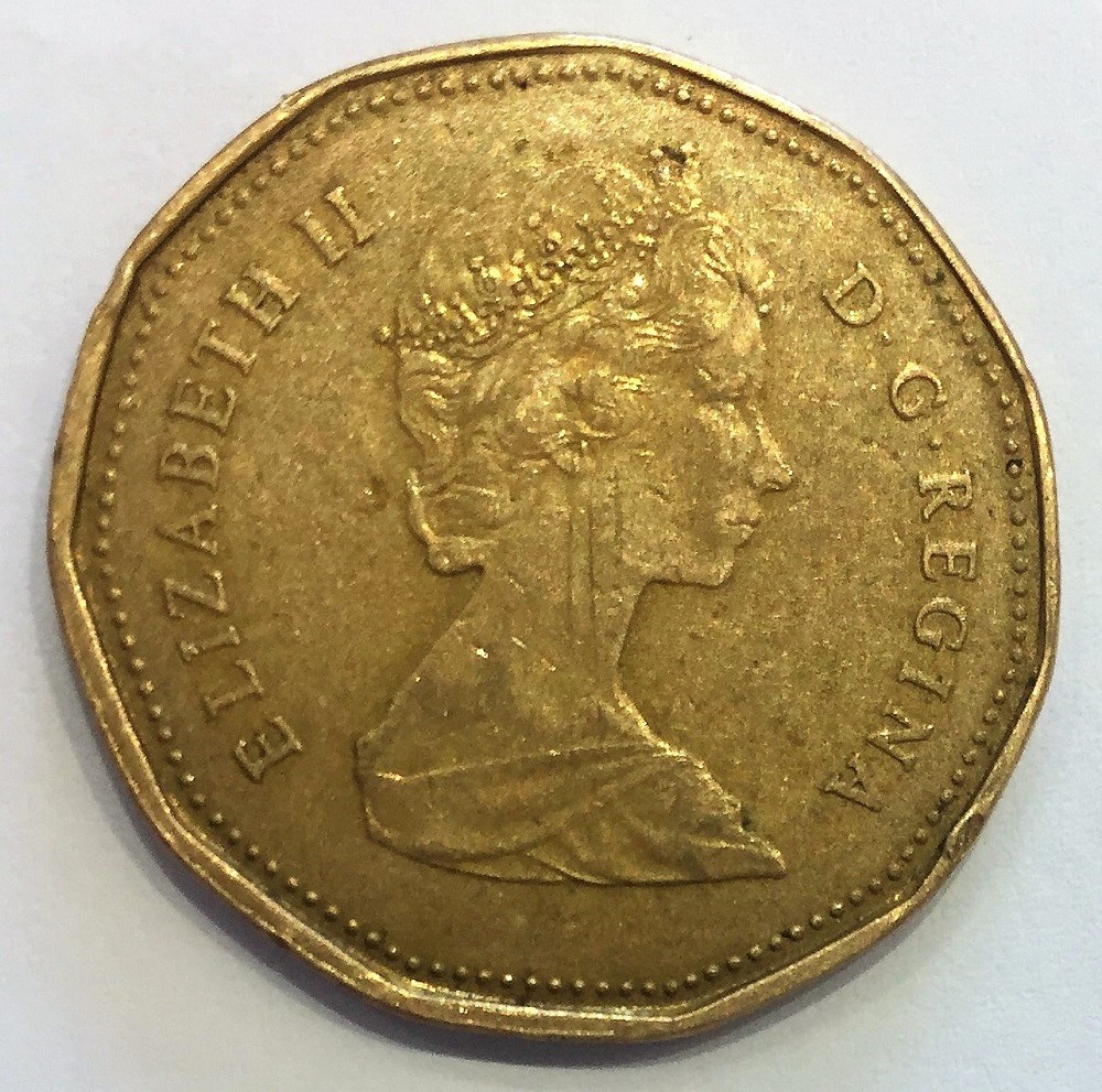 Canada 1 Dollar coin 1989