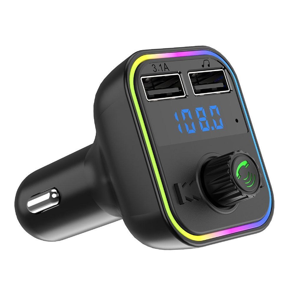 Car Wireless Bluetooth FM Transmitter MP3,USB,TYPE C,PD Charger Adapter New D8L5
