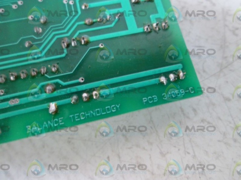 BALANCE TECHNOLOGY CONTROL BOARD PCB 34059-C UNMP