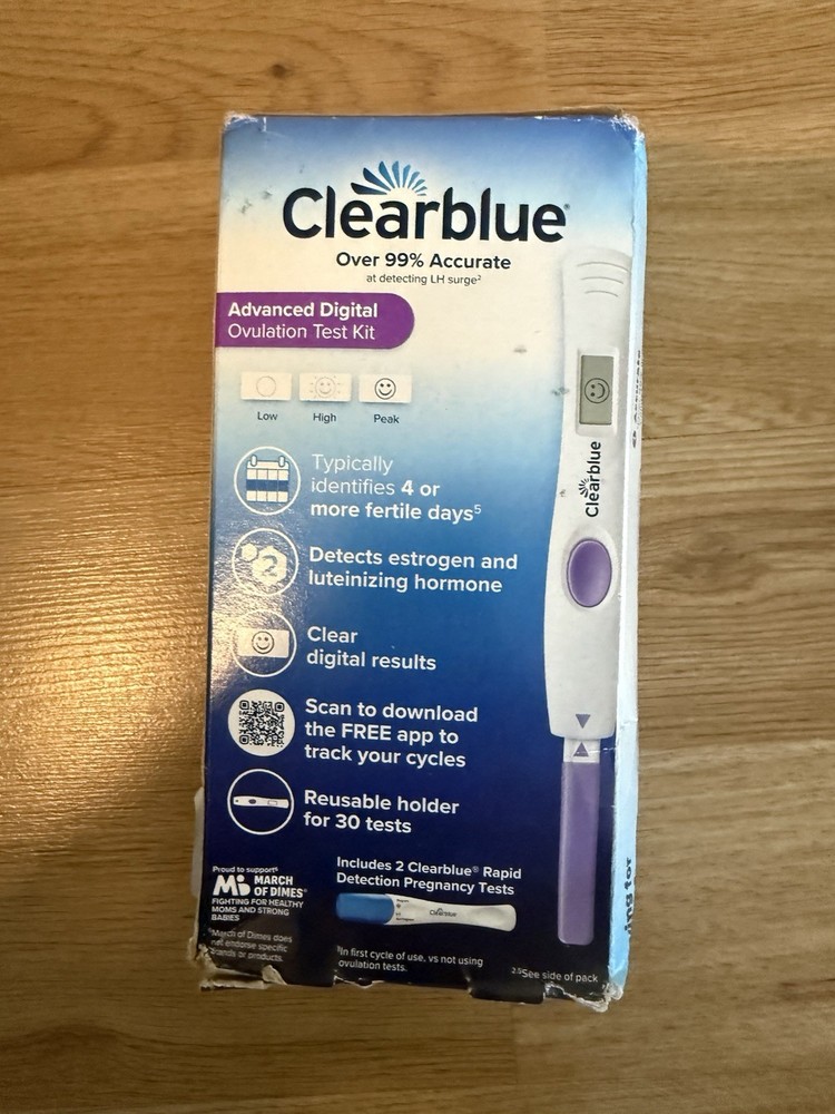 Clearblue Advanced Digital Ovulation Test Kit 30+2 Count