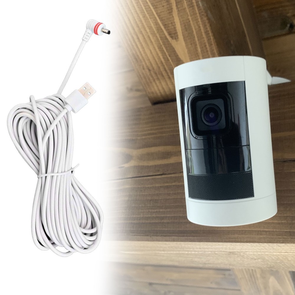 7 6m Charging Cable and Adapter Compatible with For Ring Camera Models